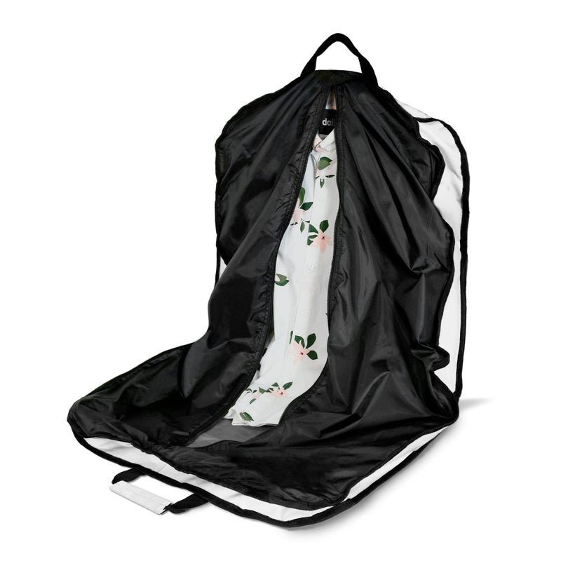 DALIX 39" Garment Bag Cover for Suits and Dresses Clothing Foldable w Pockets White - Image 5